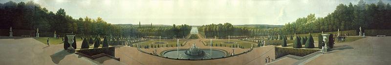 John Vanderlyn Panoramic View of the Palace and Gardens of Versailles China oil painting art